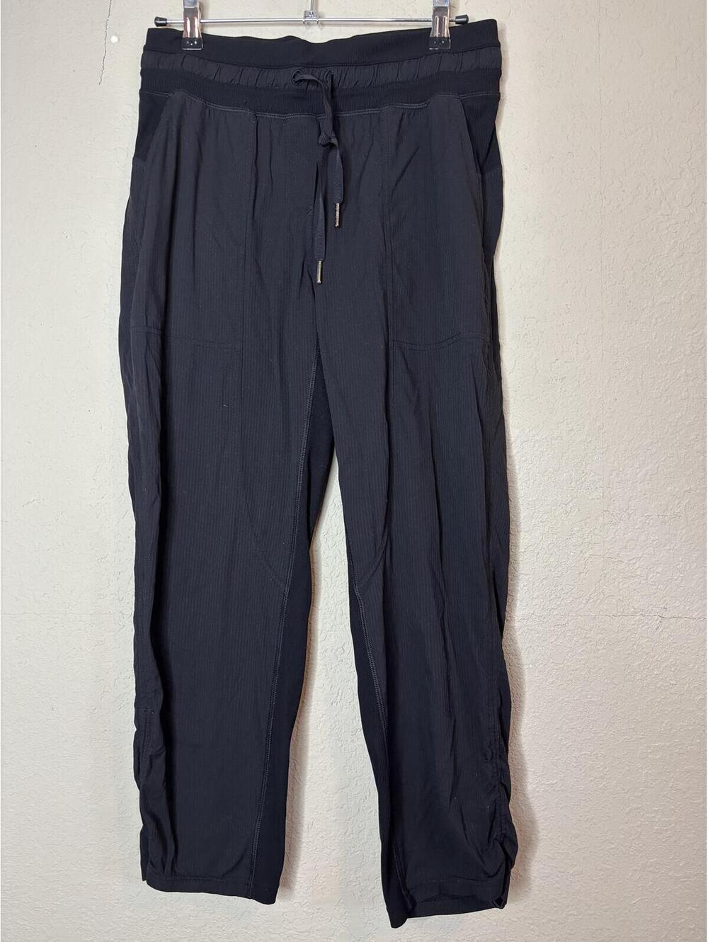 Lululemon Black Drawstring Jogger Pants Size 6